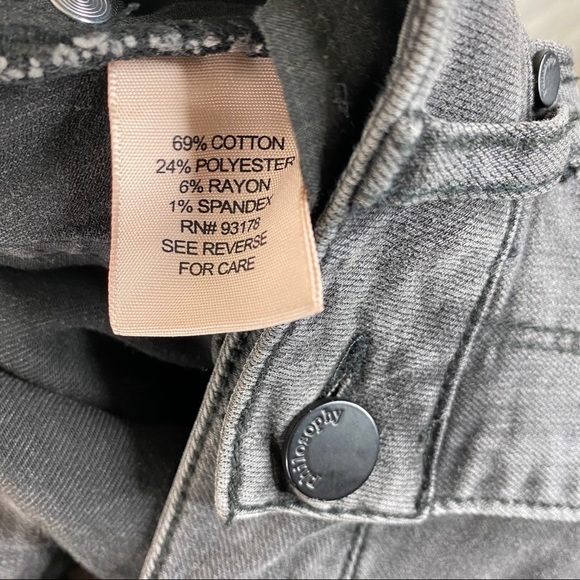 Philosophy Star Embellished Stars Charcoal Skinny Jeans - Picture 5 of 5